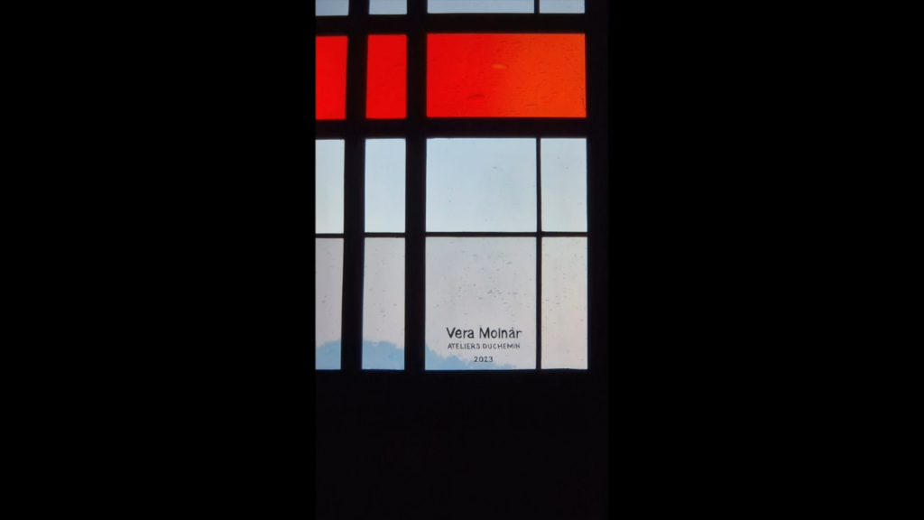 vera molnàr stained glass